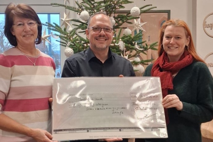 Spende 3000 Euro / E. Wolf & J. Wagner Steuerberatungsgesellschaft mbH u. Co. KG